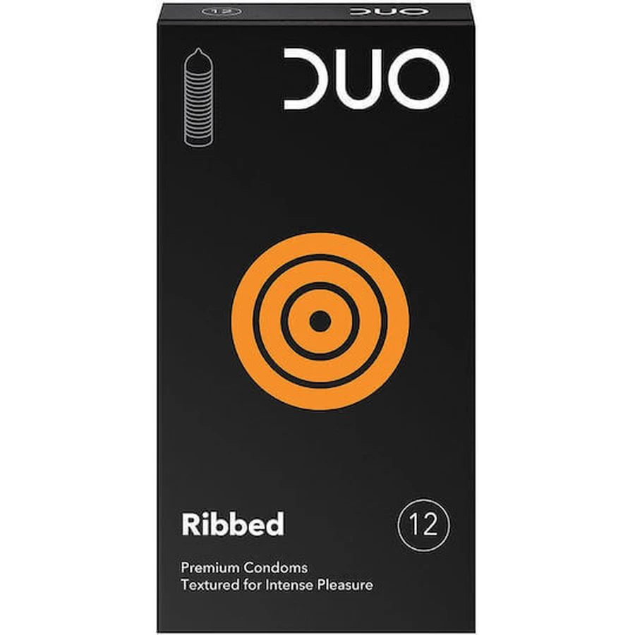 Duo Пресервант ребристий ребристий 12шт: ціни та характеристики