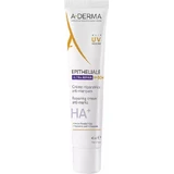 A-Derma Epitheliale Ultra Repair Епітеліальний денний крем для обличчя з SPF50 для зволоження та проти пігментних плям з гіалуроновою кислотою 40мл