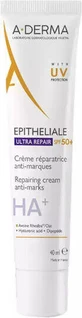 A-Derma Epitheliale Ultra Repair Epithelial Дневной крем для лица с SPF50 для увлажнения и устранения пигментных пятен с гиалуроновой кислотой 40 мл