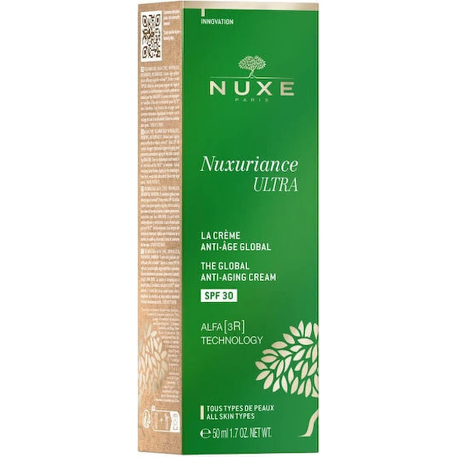 Nuxe Nuxuriance Ультра денний зволожуючий та омолоджуючий крем для обличчя SPF30 з ретинолом та гіалуроновою кислотою 50мл: ціни та характеристики