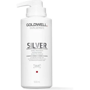 Маска для волосся Goldwell Dualsenses Silver 60sec, що зберігає колір, 500 мл