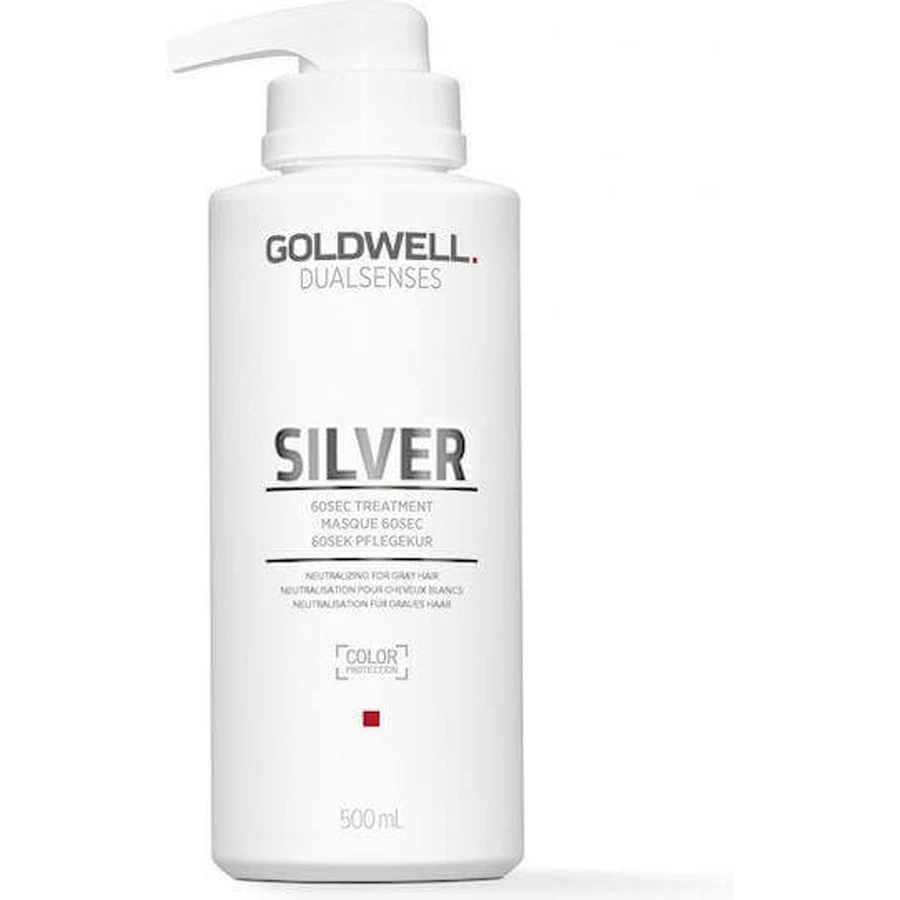 Маска для волосся Goldwell Dualsenses Silver 60sec, що зберігає колір, 500 мл: ціни та характеристики
