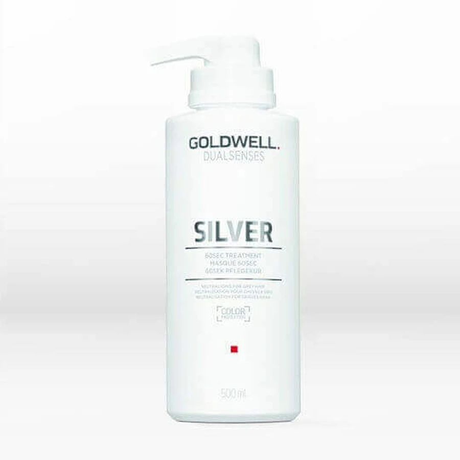 Маска для волосся Goldwell Dualsenses Silver 60sec, що зберігає колір, 500 мл: ціни та характеристики