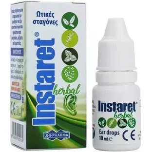 UNI-PHARMA Instaret Ear Drops Ушные очищающие капли 10 мл