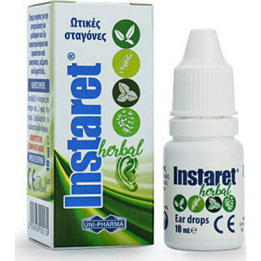 UNI-PHARMA Instaret Ear Drops Ушные очищающие капли 10 мл: цены и характеристики