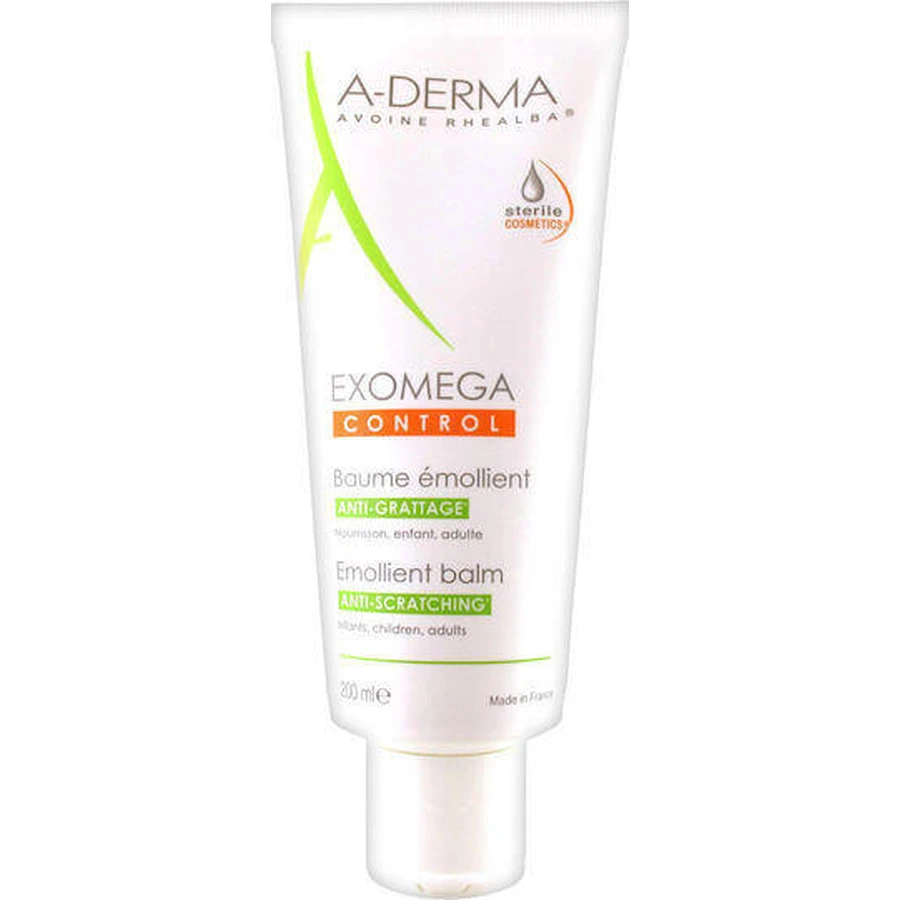 A-Derma Exomega Exomega Control Emollient Balm Зволожуючий регенеруючий бальзам для атопічної шкіри 200мл: ціни та характеристики