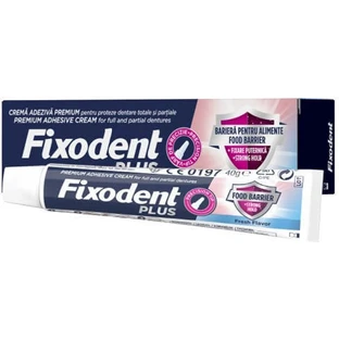 Fixodent Plus Крем для фиксации зубных протезов 40 гр