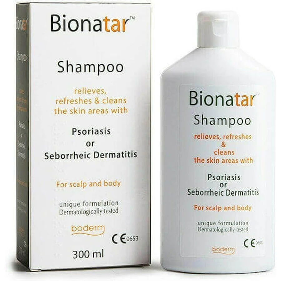 Шампунь Boderm Bionatar від псоріазу, 300 мл: ціни та характеристики