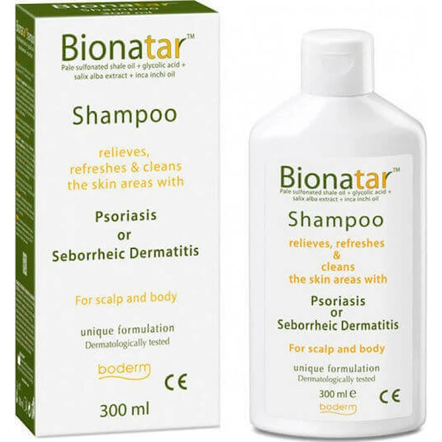 Шампунь Boderm Bionatar від псоріазу, 300 мл: ціни та характеристики
