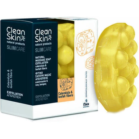 CleanSkin Натуральні продукти Зволоження Масаж Масаж Календула Мочалка для схуднення Мило для тіла 100гр: ціни та характеристики