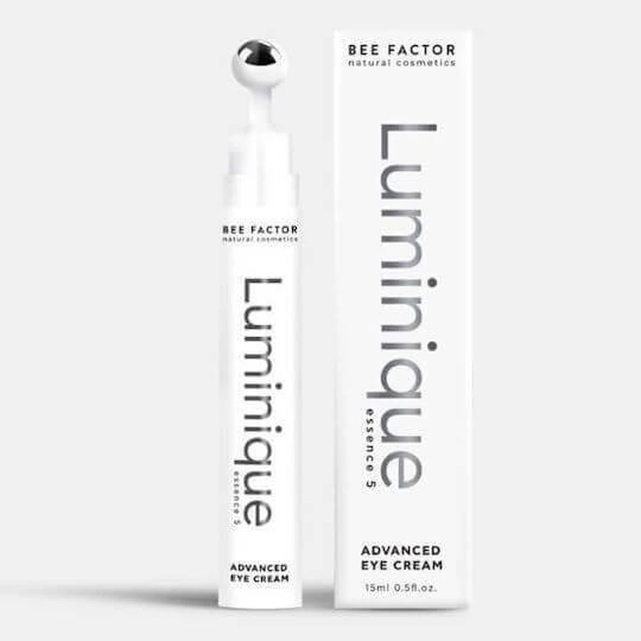 Bee Factor Luminque Essence 5 Прогресивний крем для повік проти зморшок з гіалуроновою кислотою та колагеном 15 мл: ціни та характеристики
