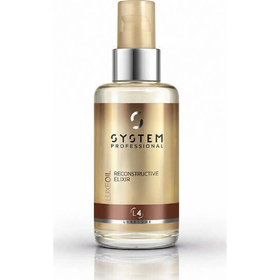 System Professional Luxe Luxe Reconstructive Elixir L4 Олія для відновлення кольору волосся проти посічених кінчиків з кератином 100 мл: ціни та характеристики