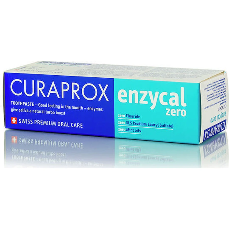 Curaprox Enzycal Зубная паста без фтора Подходит для гомеопатии 75 мл: цены и характеристики