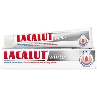 Lacalut White Зубная паста для отбеливания и лечения кариеса 75 мл
