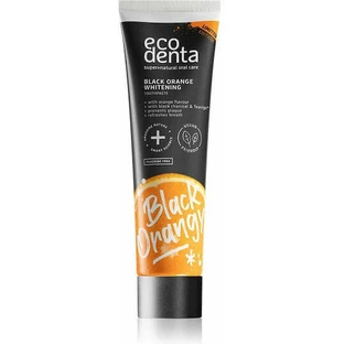 Ecodenta Black Orange Відбілююча зубна паста з активованим вугіллям та без фтору для відбілювання 100мл