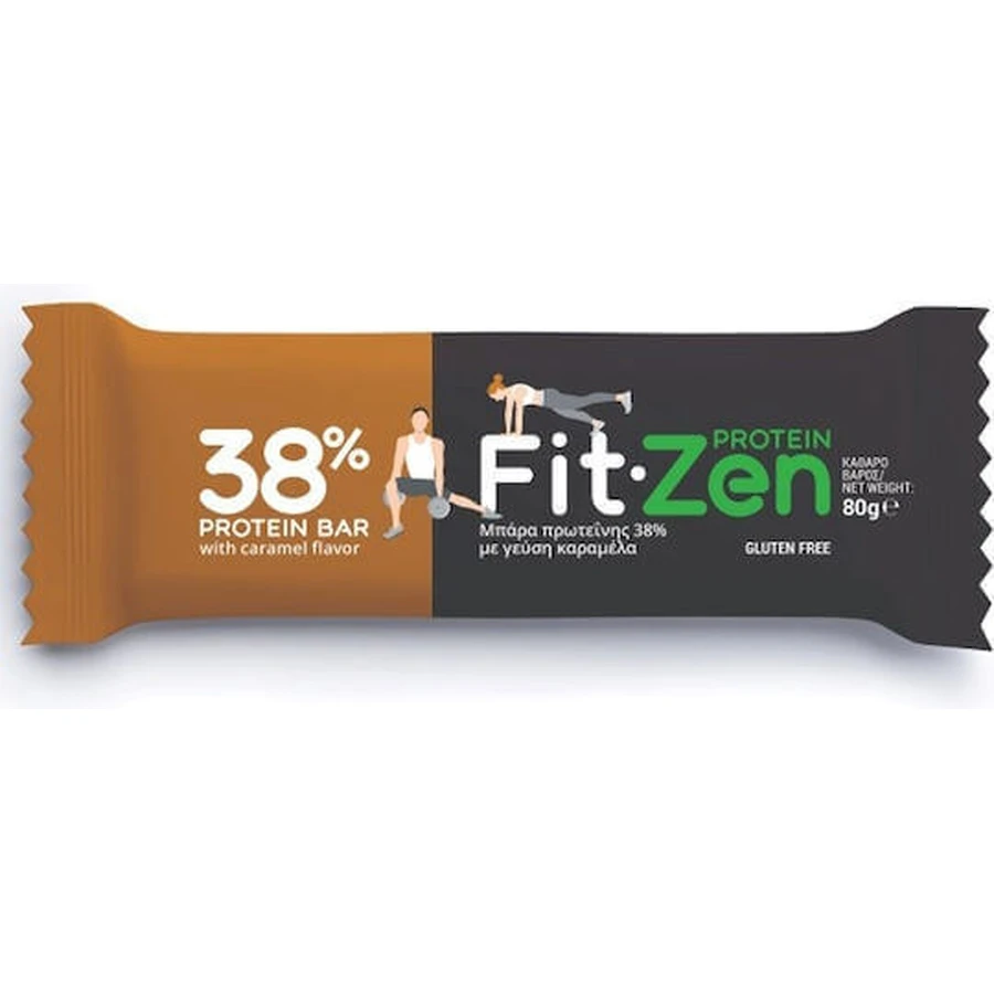 Батончик Naturals Fit-Zen с 38% белка и карамельным вкусом 80 гр.: цены и характеристики