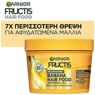 Garnier Fructis Hair Food Банановая увлажняющая маска для волос 400 мл