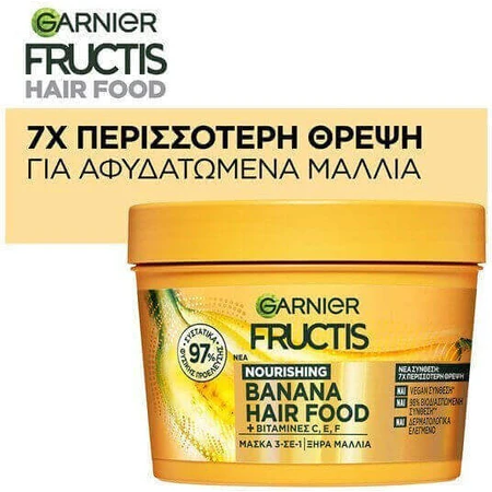 Garnier Fructis Hair Food Банановая увлажняющая маска для волос 400 мл: цены и характеристики