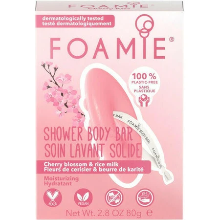 Foamie Cherry Blossom & Rice Milk Body Soap Bar 80gr: цены и характеристики