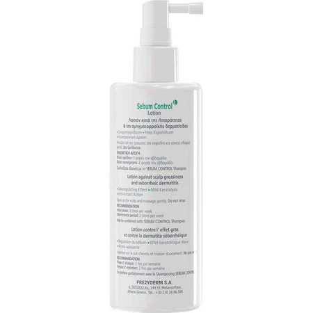 Лосьон для волос от себореи Frezyderm Sebum Control 100 мл: цены и характеристики