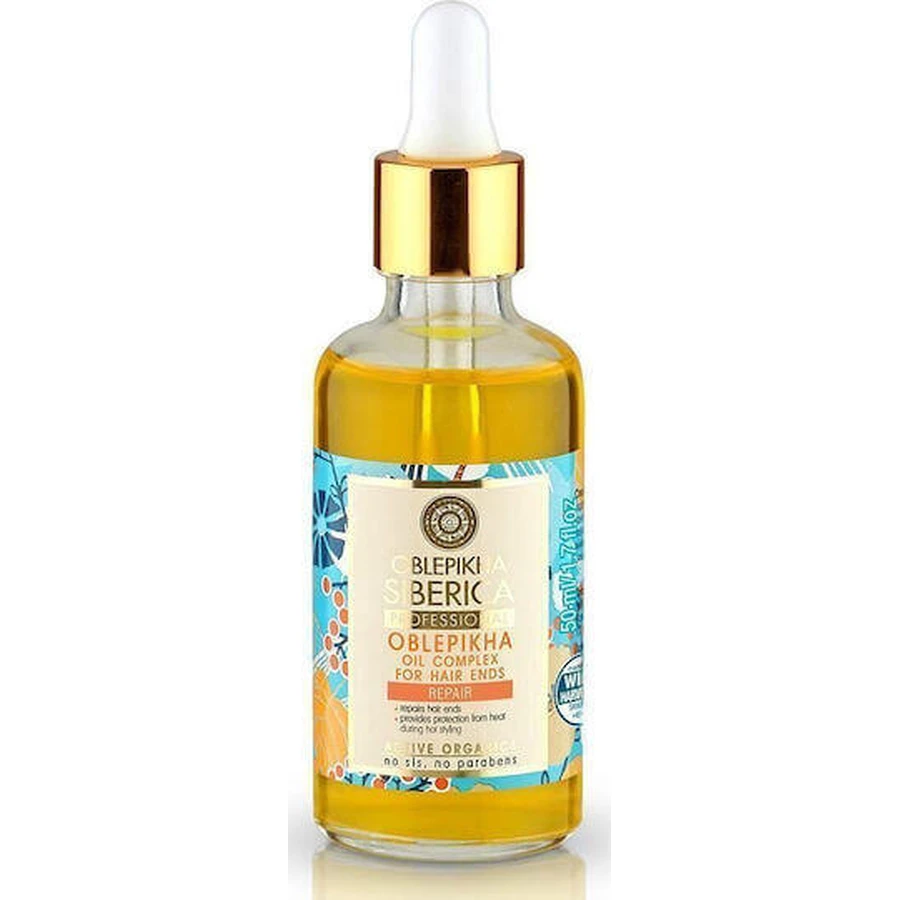 Natura Siberica Oblepikha for Hair Ends Поживна олія для волосся проти посічених кінчиків 50 мл: ціни та характеристики