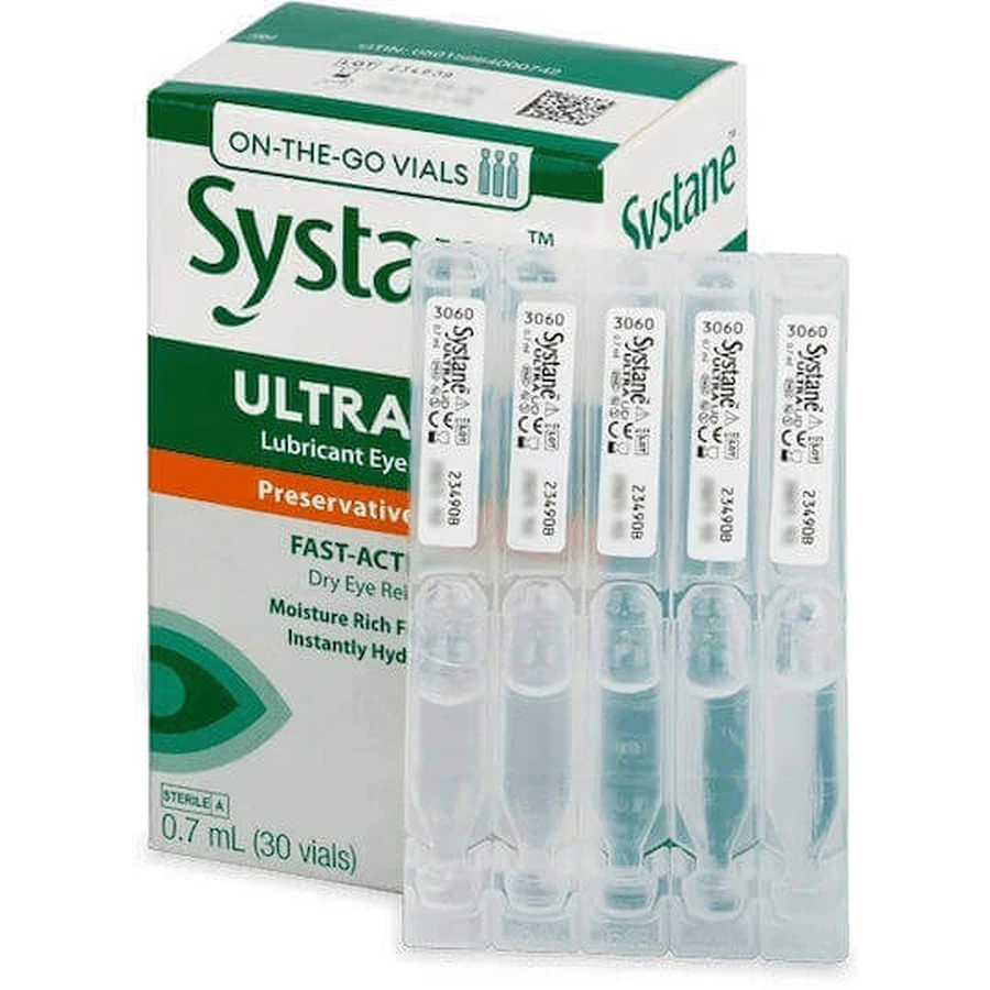 Глазные капли Systane Ultra для сухих глаз 30х0,7 мл: цены и характеристики