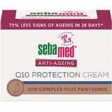 Антивіковий крем для обличчя Sebamed Q-10 проти зморшок з колагеном 50 мл