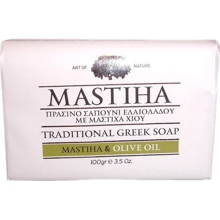 Mastihashop Зелене мило з оливковою олією та хіосовою шпаклівкою Зелене мило 100гр: ціни та характеристики