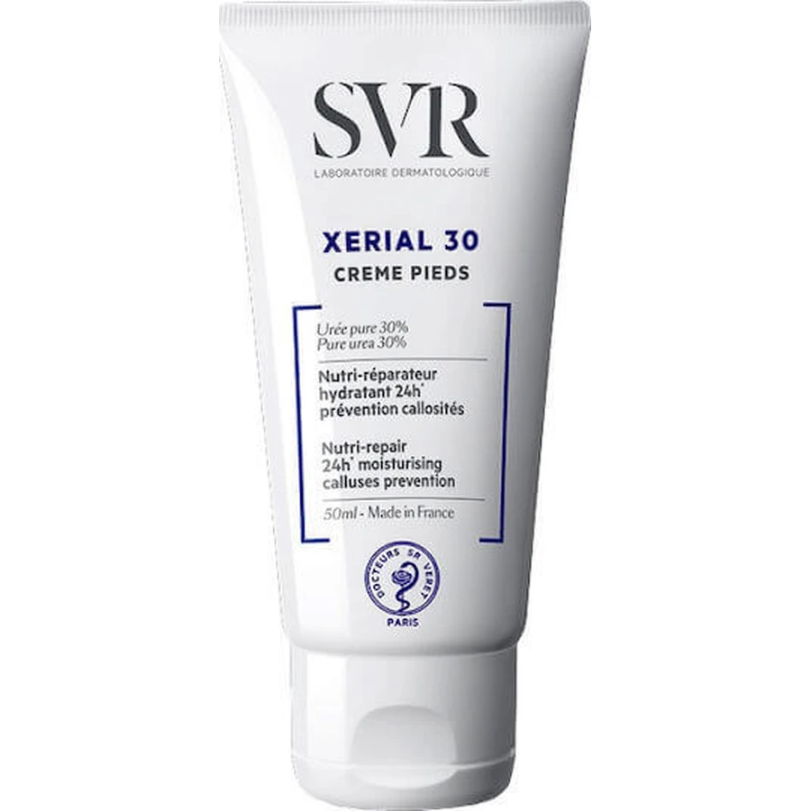 SVR Laboratoire Dermatologique Xerial 30 Крем для ног Увлажняющий лосьон для ног с мочевиной 50 мл: цены и характеристики