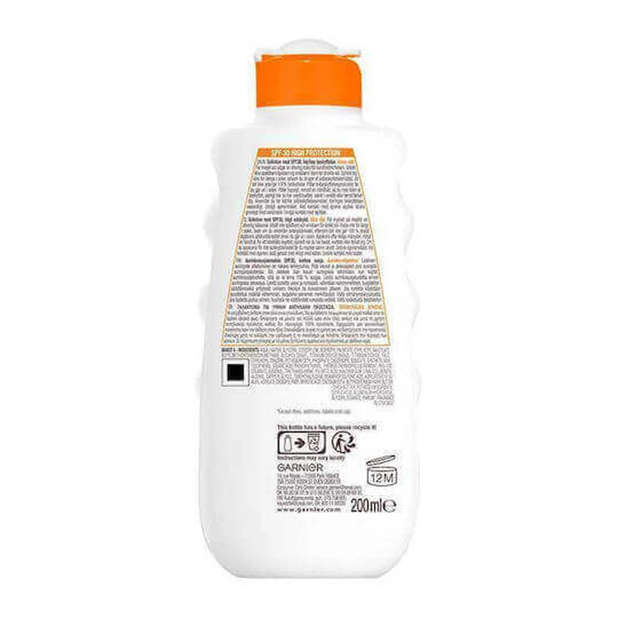 Garnier Ambre Solaire Високозахисний сонцезахисний крем для тіла SPF30 200 мл: ціни та характеристики