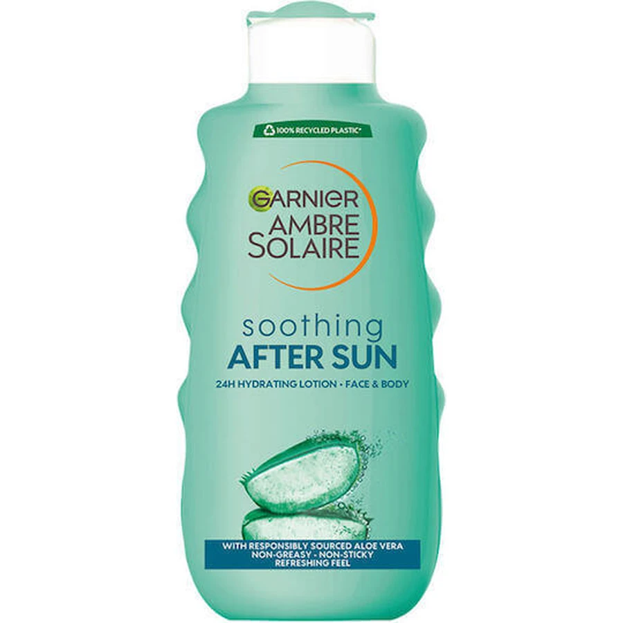 Garnier Ambre Solaire Гель для тіла після засмаги з алое вера 200 мл: ціни та характеристики