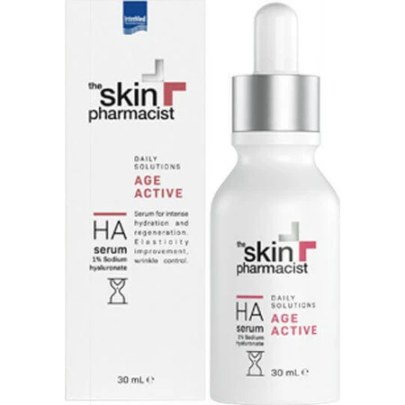 InterMed The Skin Pharmacist Age Active HA Зволожуюча та омолоджуюча сироватка для обличчя з гіалуроновою кислотою 30мл: ціни та характеристики