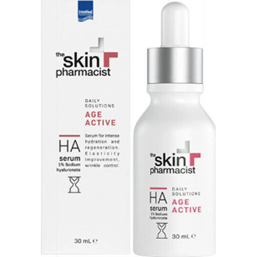 InterMed The Skin Pharmacist Age Active HA Зволожуюча та омолоджуюча сироватка для обличчя з гіалуроновою кислотою 30мл: ціни та характеристики