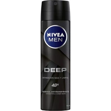 Nivea Men Deep Dry & Clean Feel Антиперспирант дезодорант 48ч дезодорант-спрей 150мл: цены и характеристики
