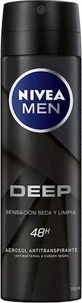 Nivea Чоловічий дезодорант-антиперспірант Nivea Men Deep Dry &amp; Clean Feel дезодорант-спрей 48 год 150 мл