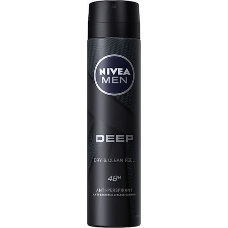 Nivea Men Deep Dry & Clean Feel Антиперспирант дезодорант 48ч дезодорант-спрей 150мл: цены и характеристики
