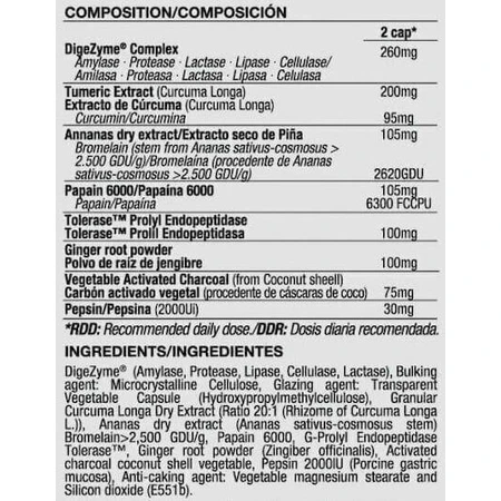Quamtrax Nutrition Травні ферменти 60 капс.: ціни та характеристики