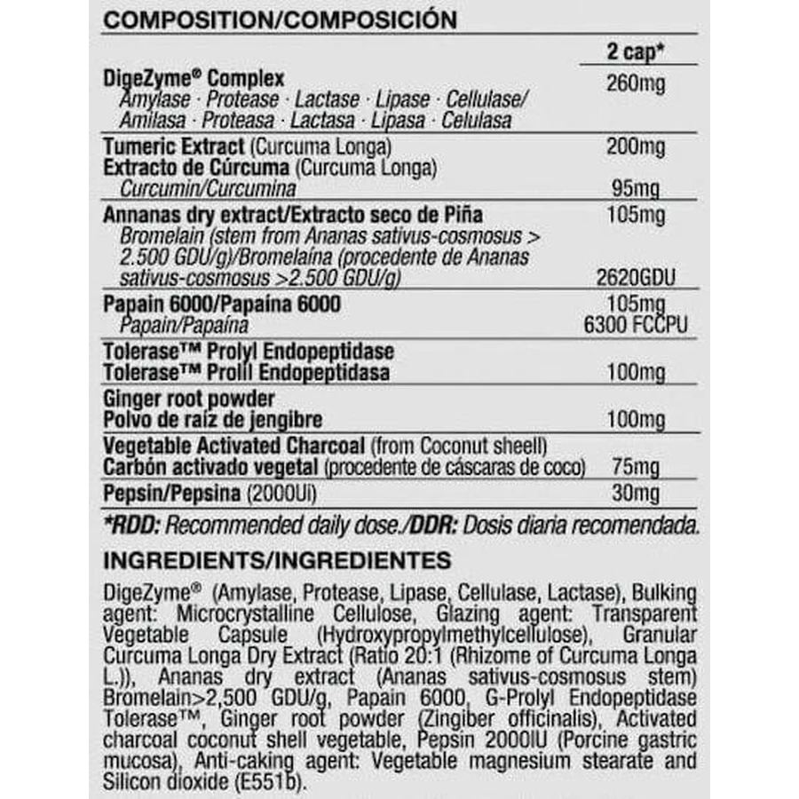 Quamtrax Nutrition Травні ферменти 60 капс.: ціни та характеристики