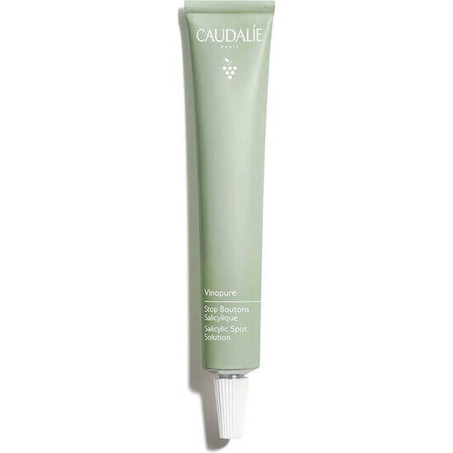 Caudalie Vinopure Vinopure Stop Boutons Крем для обличчя від прищів та почервоніння з ніацинамідом 15 мл: ціни та характеристики
