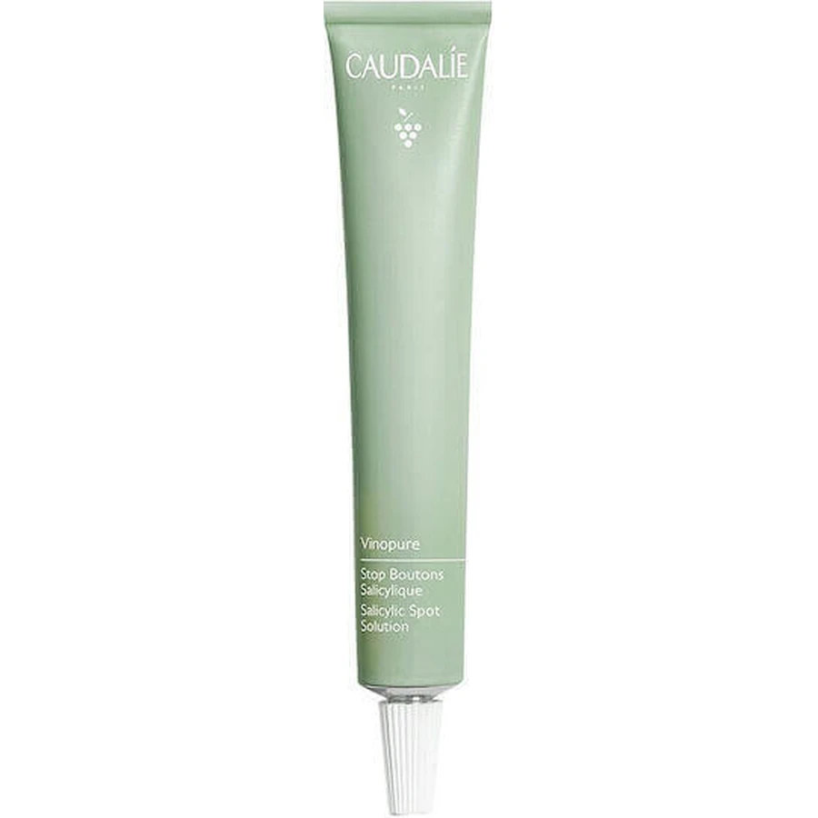 Caudalie Vinopure Vinopure Stop Boutons Крем для обличчя від прищів та почервоніння з ніацинамідом 15 мл: ціни та характеристики