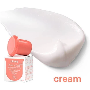 Денний крем для обличчя Clinea Reset n' Glow Refill з SPF20 проти старіння та сяйва з ніацинамідом і пребіотиками 50 мл