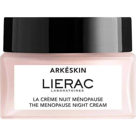 Lierac Arkeskin Менопауза Антивіковий нічний крем для обличчя з гіалуроновою кислотою 50 мл: ціни та характеристики
