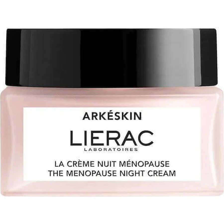 Lierac Arkeskin Менопауза Антивіковий нічний крем для обличчя з гіалуроновою кислотою 50 мл: ціни та характеристики