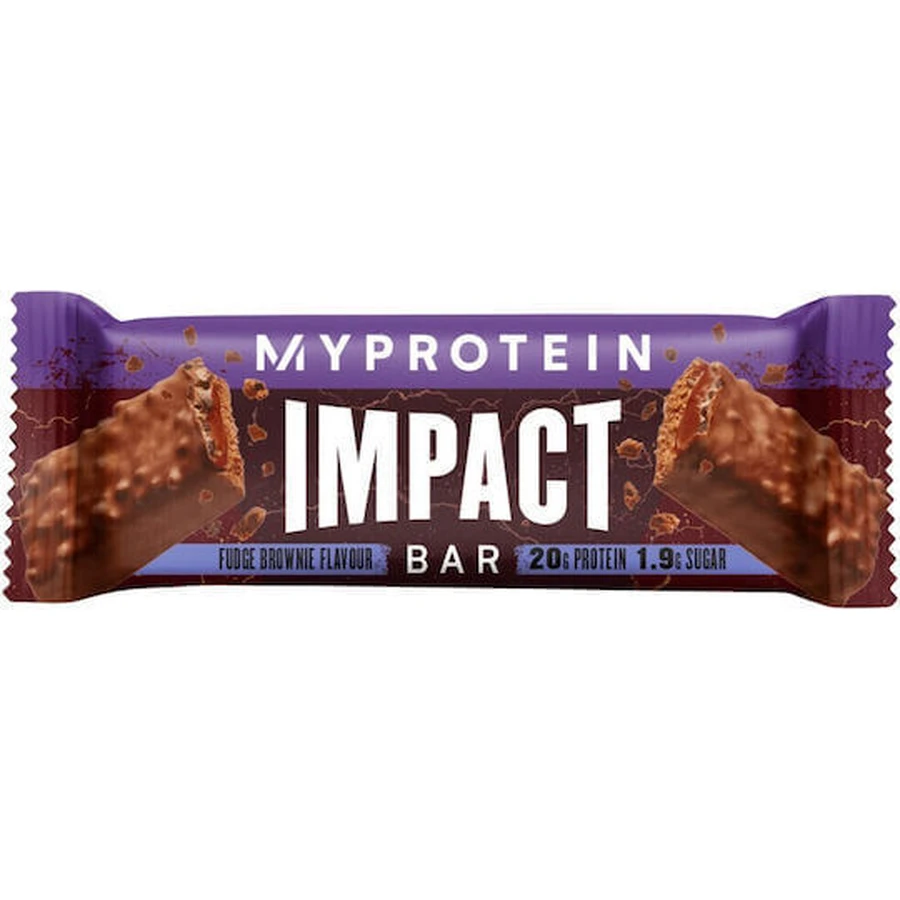 Протеїновий батончик Myprotein Impact Fudge Brownie зі смаком брауні 64гр: ціни та характеристики