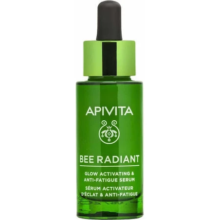 Apivita Bee Radiant Зволожуюча та омолоджуюча сироватка для обличчя для сяйва та відбілювання 30мл: ціни та характеристики
