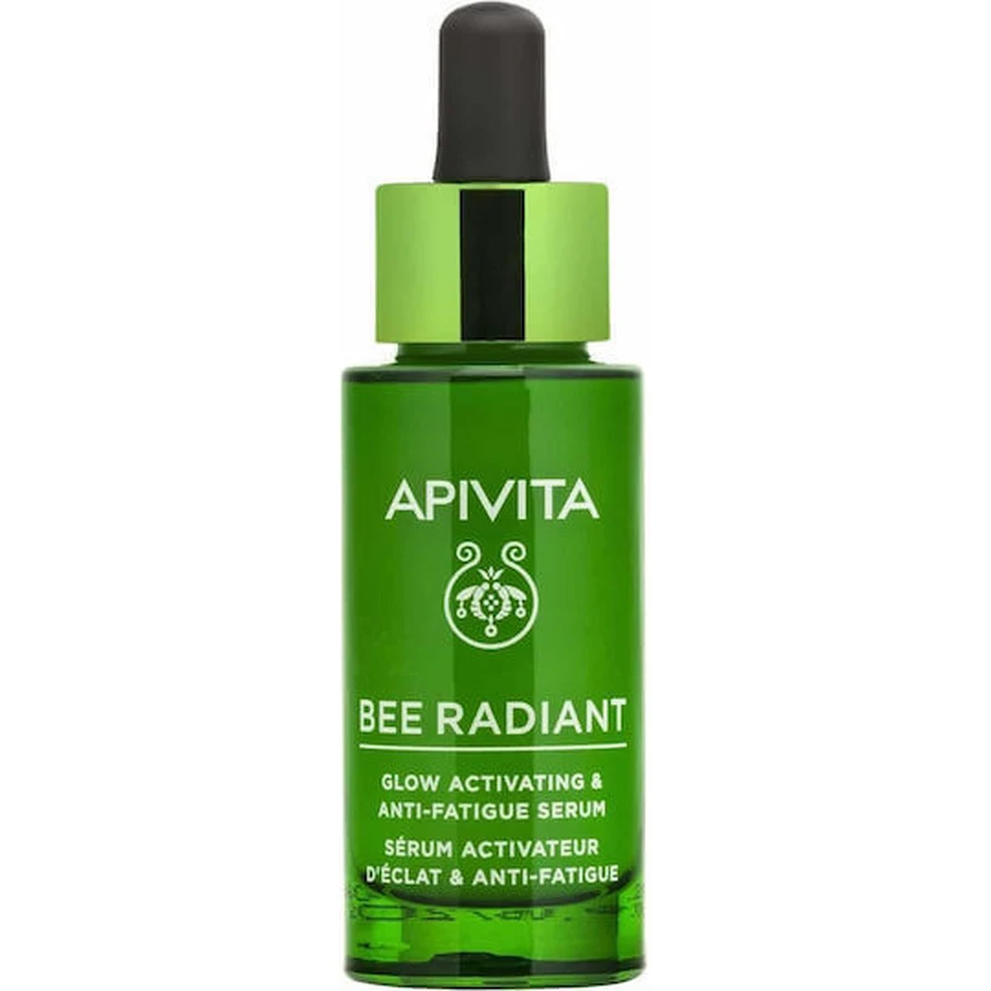 Apivita Bee Radiant Зволожуюча та омолоджуюча сироватка для обличчя для сяйва та відбілювання 30мл: ціни та характеристики