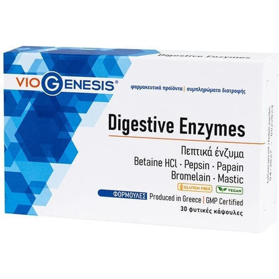 Viogenesis Пищеварительные ферменты 30 капс 30 файлов: цены и характеристики