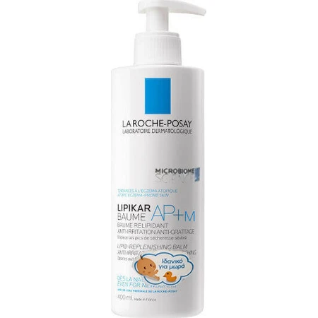 La Roche Posay Lipikar Baume AP+M Зволожуючий регенеруючий бальзам для атопічної шкіри 400мл: ціни та характеристики