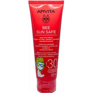 Apivita Bee Sun Safe Водостійкий дитячий сонцезахисний крем-емульсія SPF30 100 мл