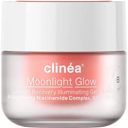 Clinea Moonlight Glow Антивозрастной и осветляющий ночной гель для лица с ниацинамидом и пребиотиками 50 мл: цены и характеристики